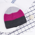 Cappello termico a maglia a colori a colori